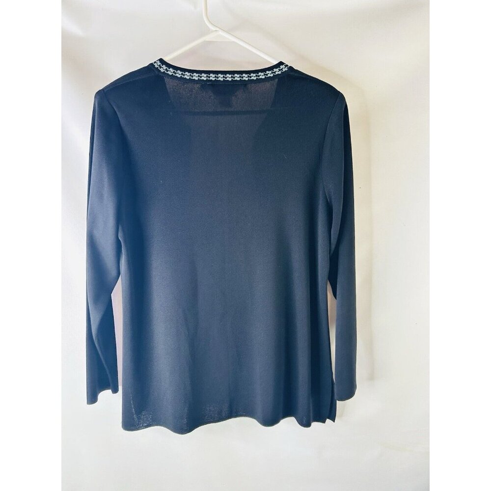 Misook Acrylic Knit Color Block Blazer Jacket - image 6